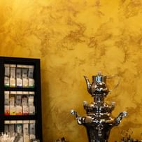 Samowar Teekocher mit Teeauswahl