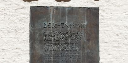 Informationstafel &quot;Die schöne Stadt&quot;