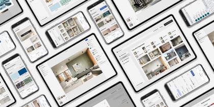 Smartphones und Tablets zeigen Spectrum in Aktion – Gestalten, Filtern, Vergleichen, überall nutzbar