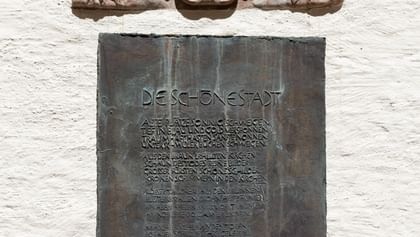 Informationstafel &quot;Die schöne Stadt&quot;