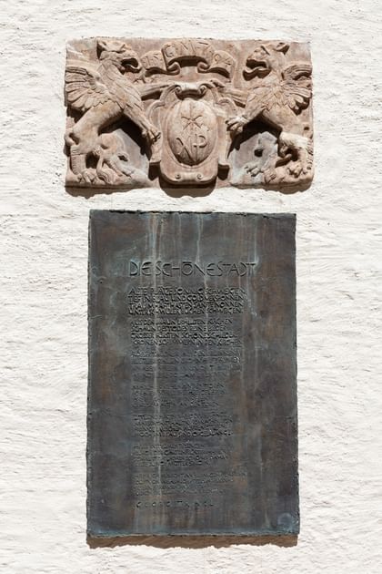 Informationstafel "Die schöne Stadt"